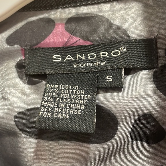 Sandro grey blazer size small - Picture 2 of 2
